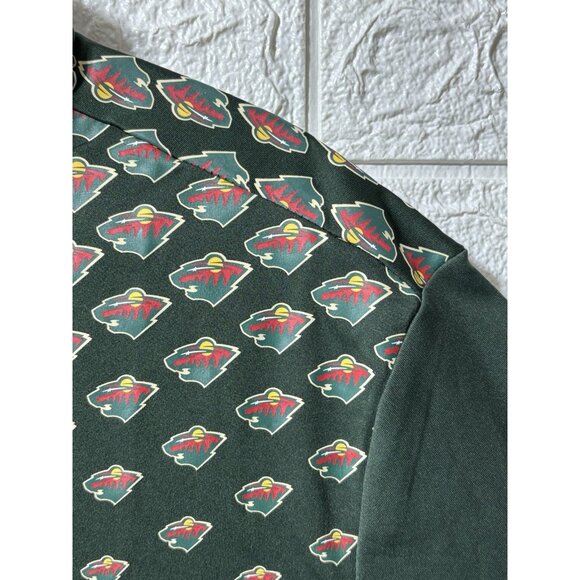 NWT Men's Levelwear Green Minnesota Wild NHL x PGA Original Polo Size 2XL - Picture 3 of 11